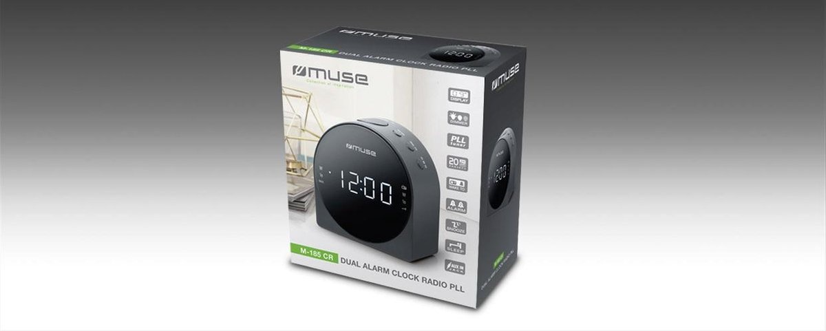 Muse M-185CR - Wekkerradio