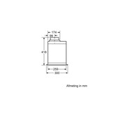 Siemens LB59584M - Inbouw afzuigkap