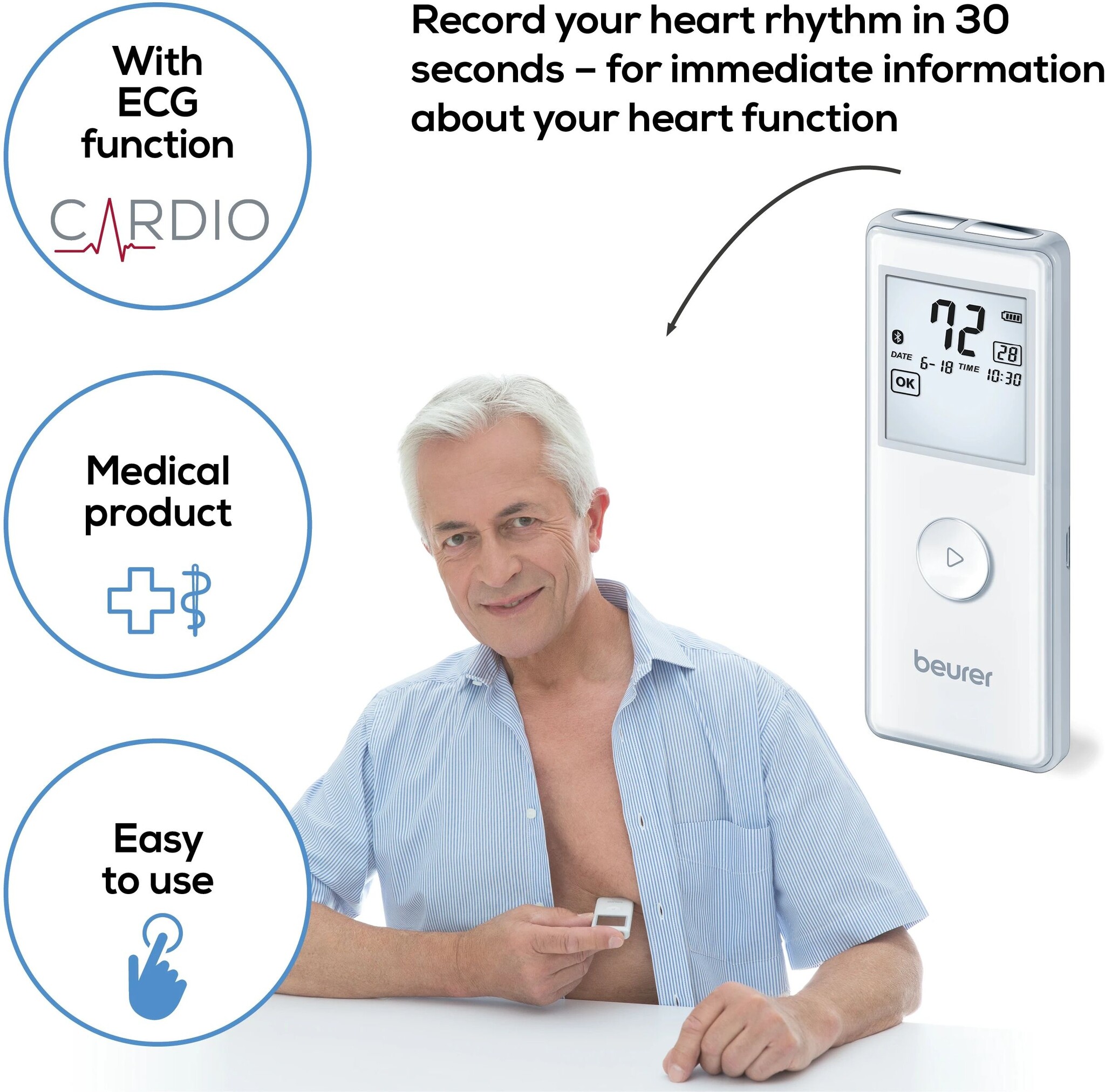 Beurer ME 90 Mobiel ECG apparaat