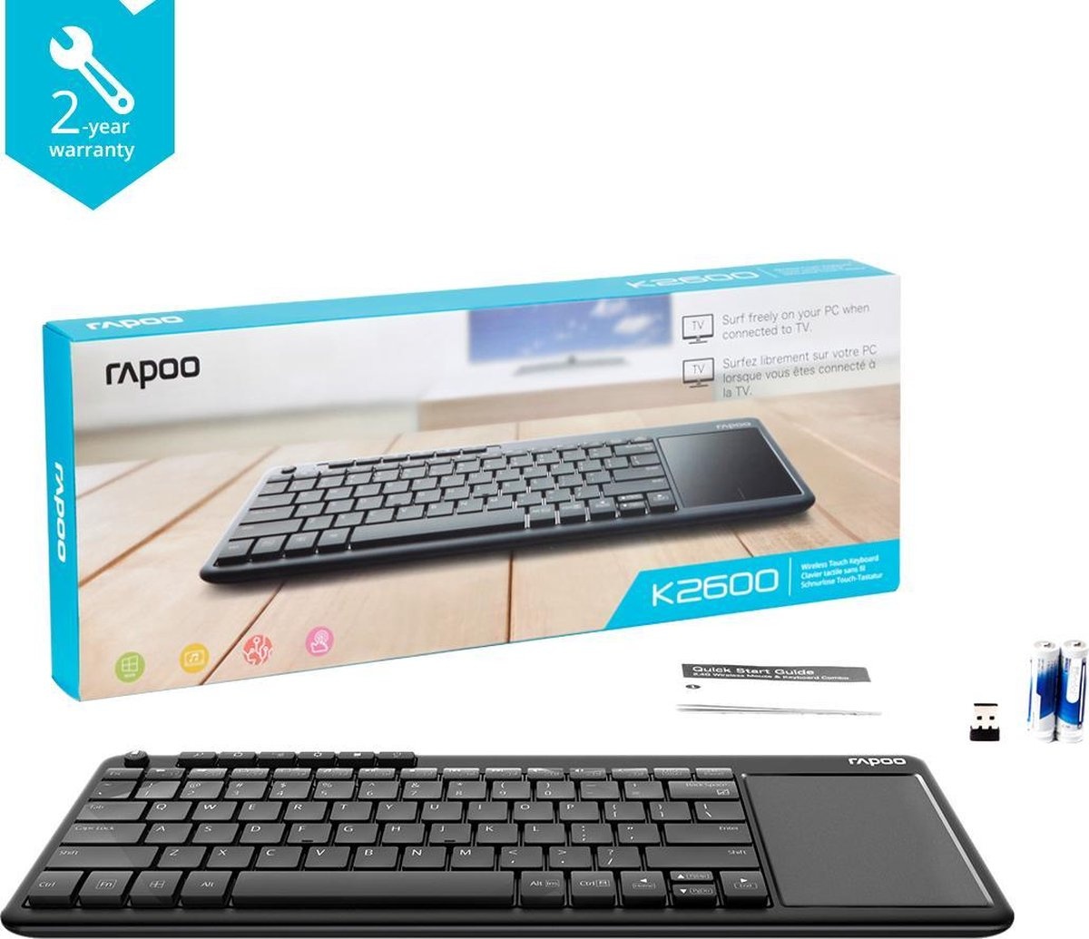Rapoo K2600 Grijs - Toetsenbord