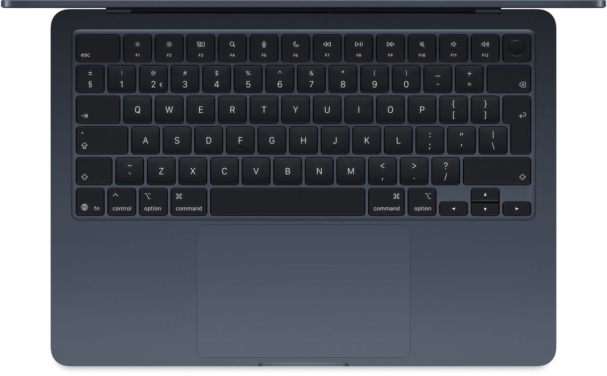 Apple MacBook Air 13 inch (2025) M4 16GB 256GB Midnight - Laptop