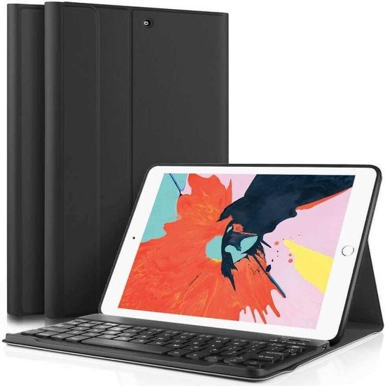 Just in Case Premium Bluetooth keyboard hoes voor iPad 9.7 (2017/2018) Zwart - Tablethoes
