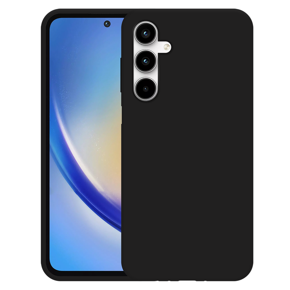 Just In Case Samsung Galaxy A35 TPU Rubber Case Zwart - Telefoonhoesje