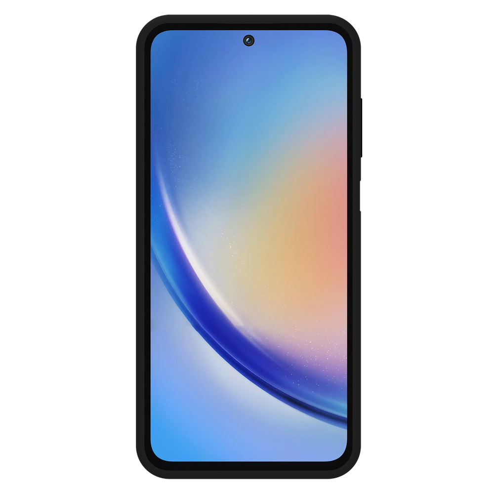 Just In Case Samsung Galaxy A35 TPU Rubber Case Zwart - Telefoonhoesje