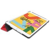 Just in Case Smart Tri-Fold Case - Apple iPad 10.2 - Rood - Tablethoes
