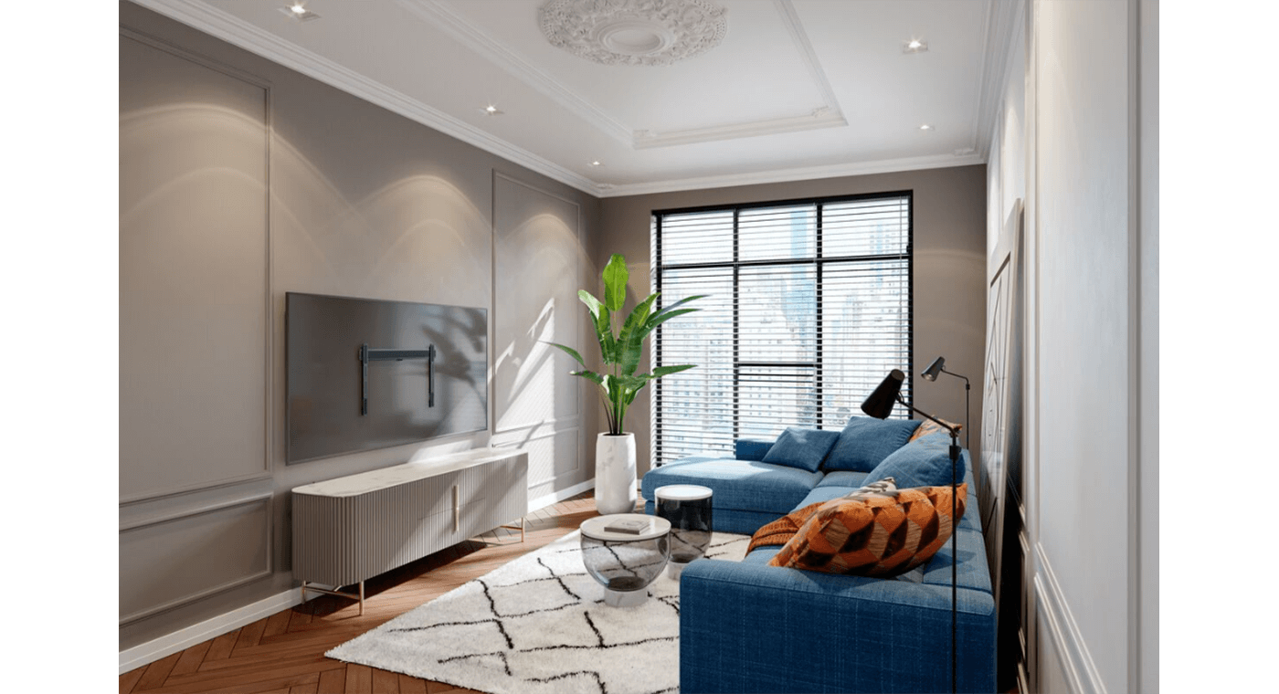 Vogel's TVM 5605 40 -100 inch zwart Platte tv-beugel - TV muurbeugel