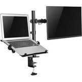 Neomounts by Newstar Flat Screen & Notebook Desk Mount (clamp/grommet) - TV muurbeugel