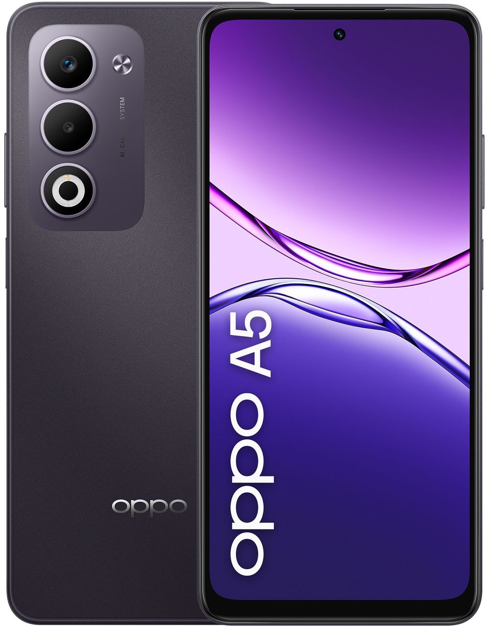 OPPO A5 5G 128GB 5G Midnight Purple - Mobiele telefoon