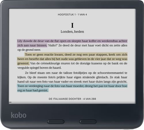 Kobo Libra Colour Zwart - E-reader