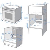 Frilec HAMBURG7189.1EBMBL - Inbouw oven