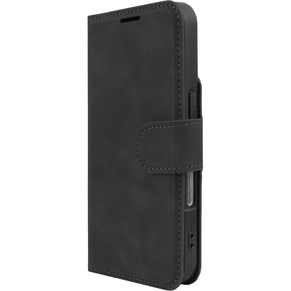 Just in Case iPhone 16 Premium Wallet Case Zwart - Telefoonhoesje