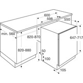 ETNA VW339M - Inbouw vaatwasser