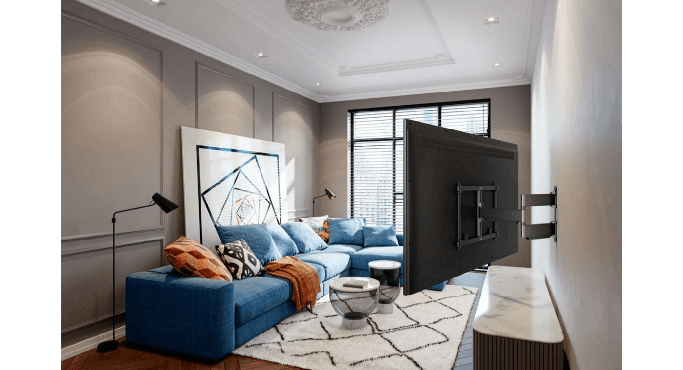 Vogel's TVM 5845 55 -100 inch zwart Draaibare tv-beugel - TV muurbeugel