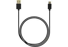 Grab 'n Go USB-A naar USB-C Kabel 1 Meter Zwart