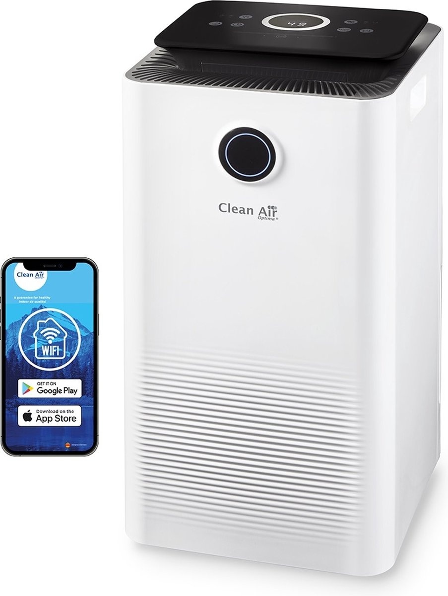 Clean Air Optima CA-704 Smart Wit/zwart - Luchtontvochtiger