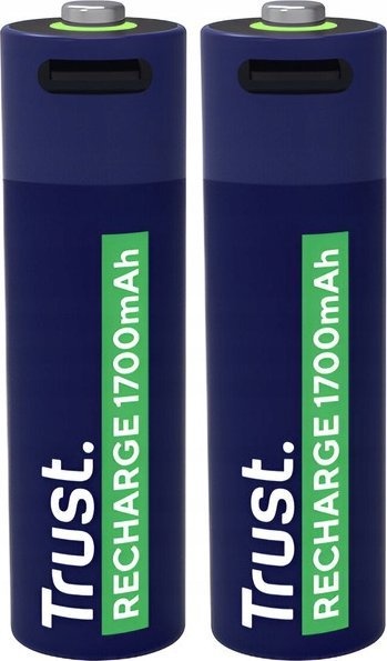 Trust USB-C oplaadbare AA-batterijen