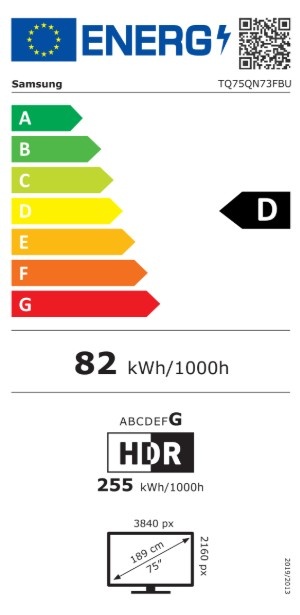 Samsung QLED 4K 75QN73F (2025) - QLED TV