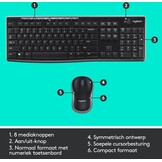 Logitech MK270 (BM) - Toetsenbord + muis set