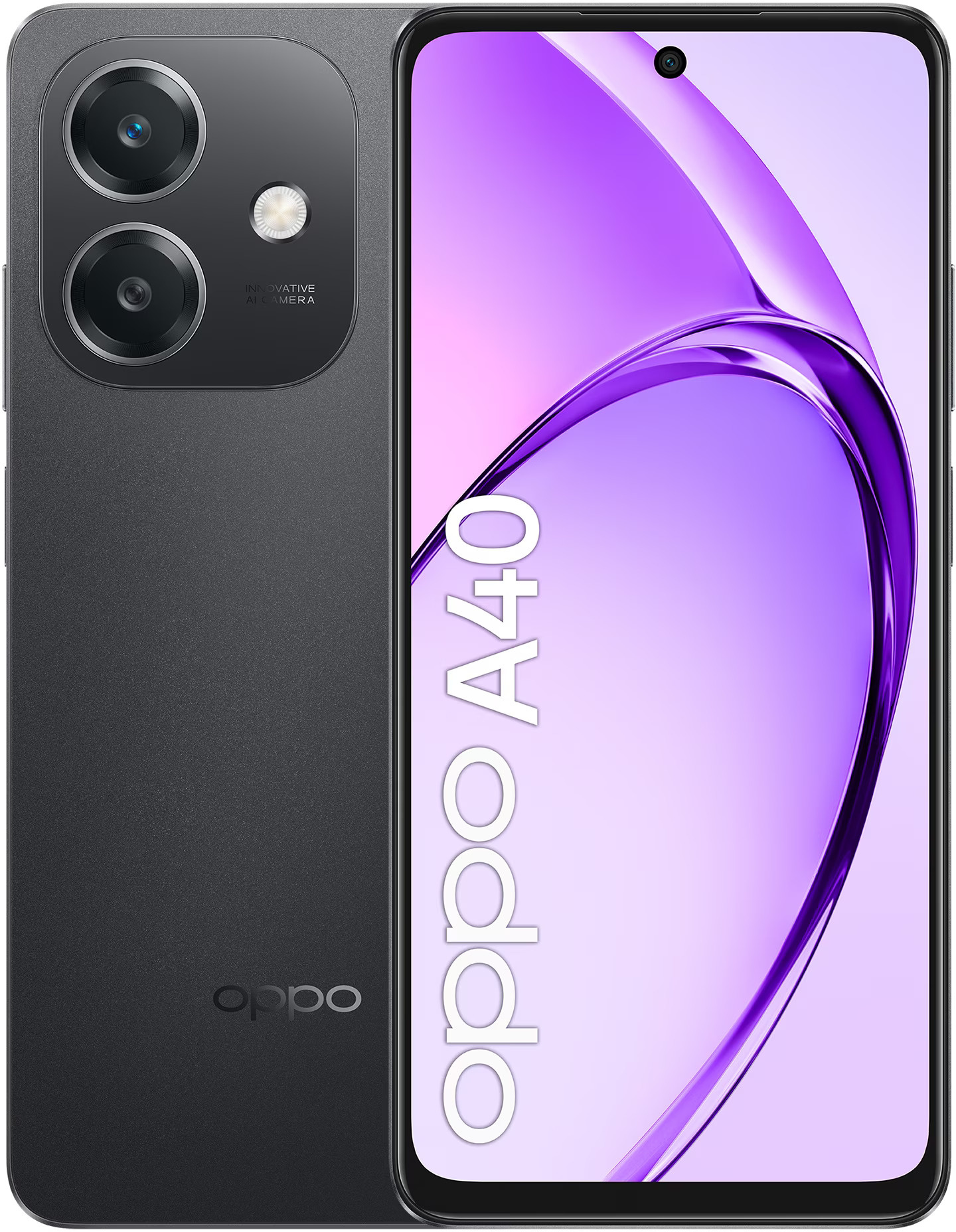 OPPO A40 128GB Sparkle Black - Mobiele telefoon