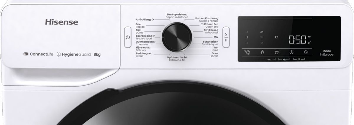 Hisense DH3V800UW/BLX - Warmtepompdroger