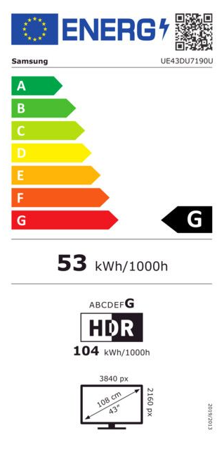 Samsung Crystal UHD 43DU7190 (2024) - LED TV