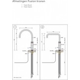 Quooker PRO3 Fusion Square Zwart - Kokendwaterkraan