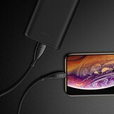 Veger V105 USB-A naar Lightning kabel 1.2m Nylon