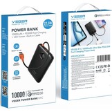 Veger K1C W1189 10.000 mAh Zwart - Powerbank