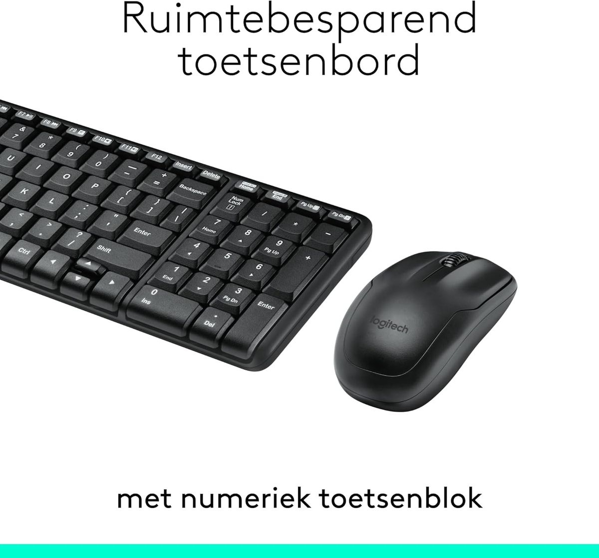 Logitech MK220 Wireless Combo - Toetsenbord + muis set