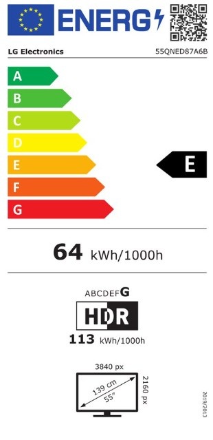 LG 55QNED87A6B (2025) - QNED TV