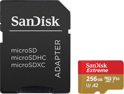 SanDisk Extreme microSDXC 256GB - Geheugenkaart
