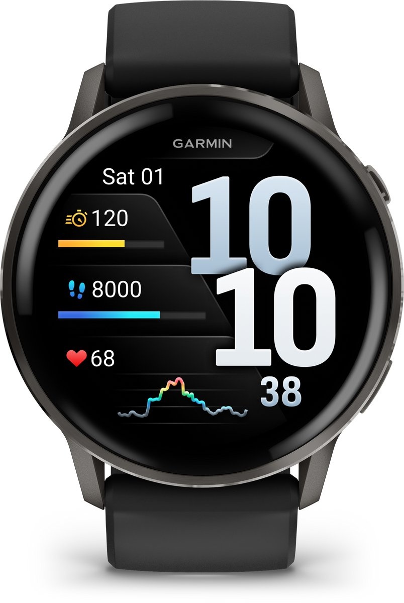 Garmin Venu 4 45mm Zwart - Smartwatch