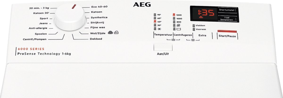 AEG LTR6162K - Wasmachine
