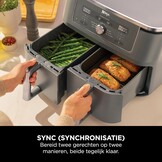 Ninja Dual Zone DZ400EU - Hetelucht friteuse