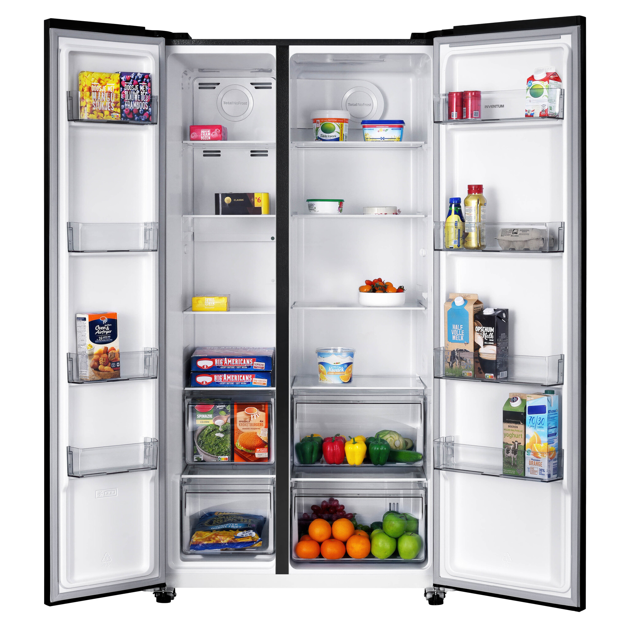 Inventum SKV0180B - Amerikaanse koelkast