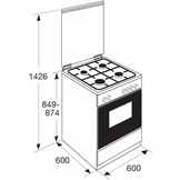 ETNA FGV160RVS - Elektrisch fornuis
