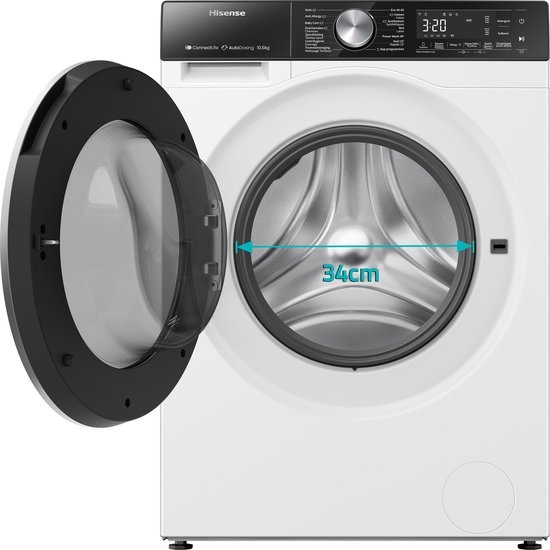 Hisense WF5S1045BW - Wasmachine