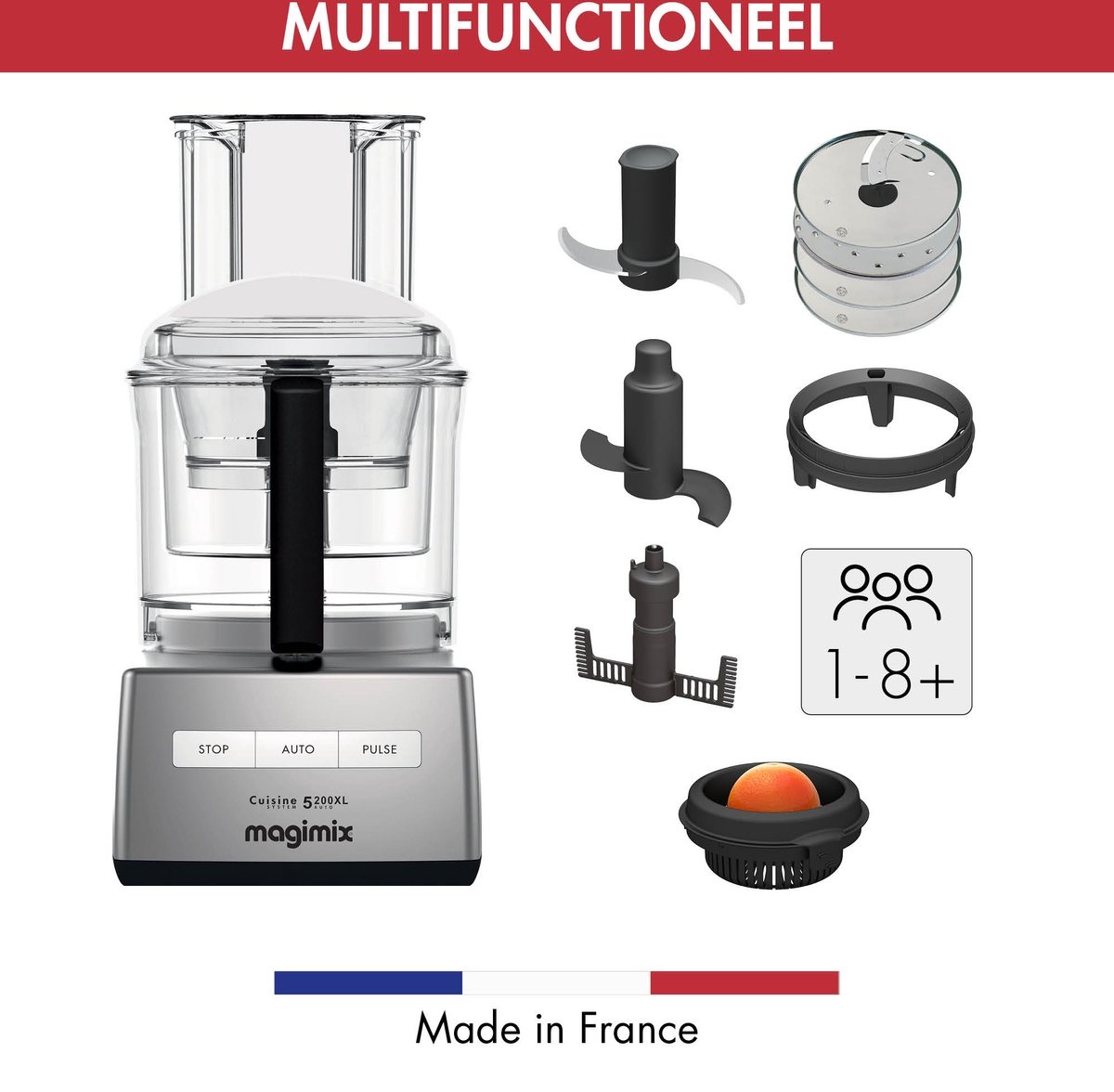 Magimix Foodprocessor 5200XL – De ultieme keukenhulp