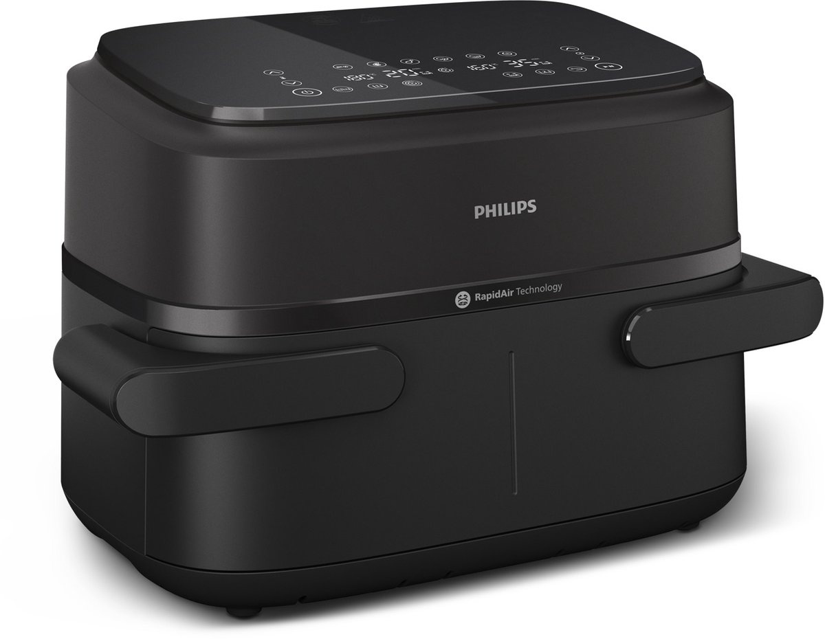 Philips Dual Basket Airfryer NA150/00 - Hetelucht friteuse
