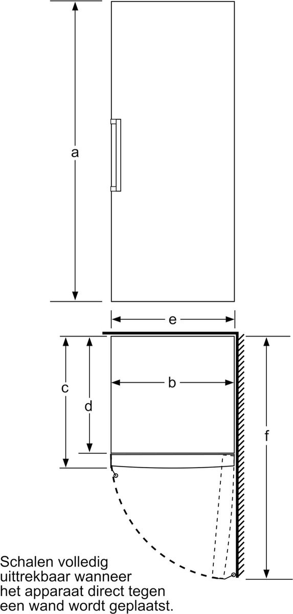 Bosch GSN54DWCV Serie 6 - Vrieskast