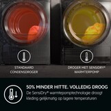 AEG TR86TRIER 8000 Serie AbsoluteCare - Warmtepompdroger