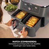 Ninja Dual Zone DZ400EU - Hetelucht friteuse