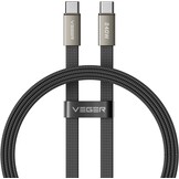 Veger CC2 USB-C naar USB-C kabel 1.5m Braided Flat 240 Watt