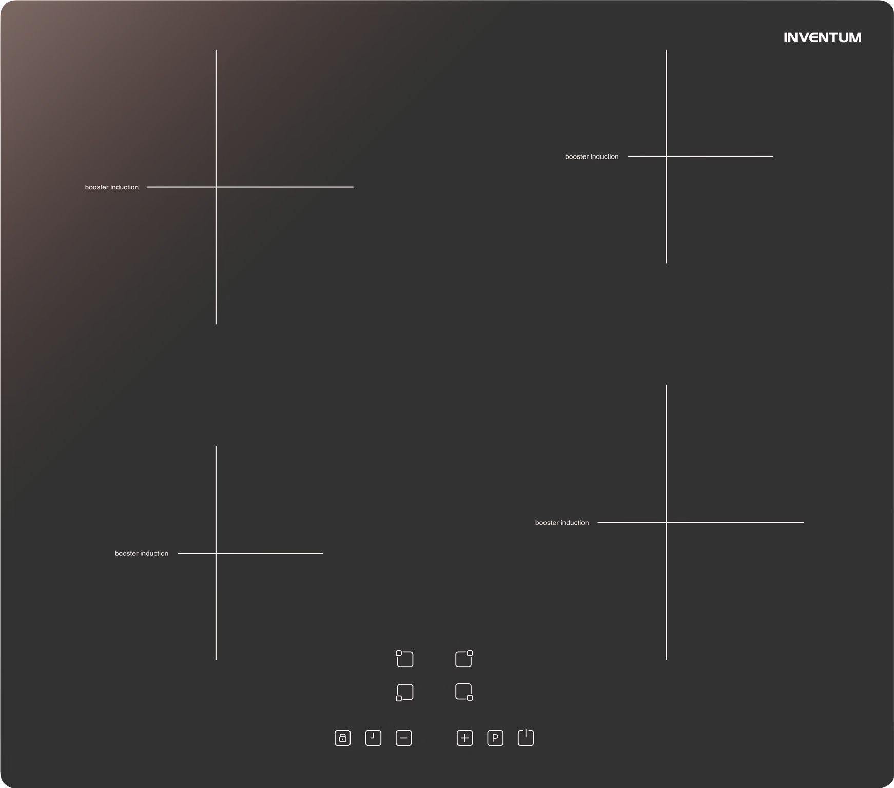 Inventum VKI6010ZW - Inductiekookplaat