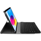 Just in Case Premium Bluetooth Keyboard Cover - Apple iPad 2022 - Zwart - Tablethoes