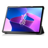 Just in Case Smart Tri-Fold Case - Lenovo M10 - Zwart - Tablethoes