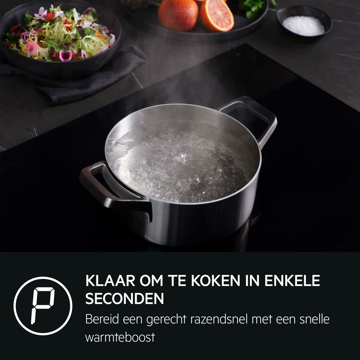 AEG TI64IB1BIZ SaphirMatt - Inductiekookplaat