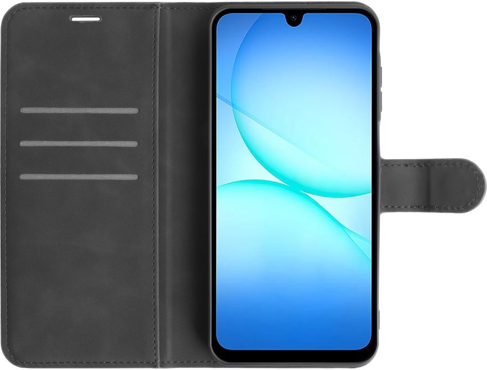 Just in Case Samsung Galaxy A17 (4G / 5G) PU leather Wallet Case Zwart - Telefoonhoesje