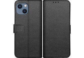 Just in Case Wallet Classic voor iPhone 14 Zwart - Telefoonhoesje