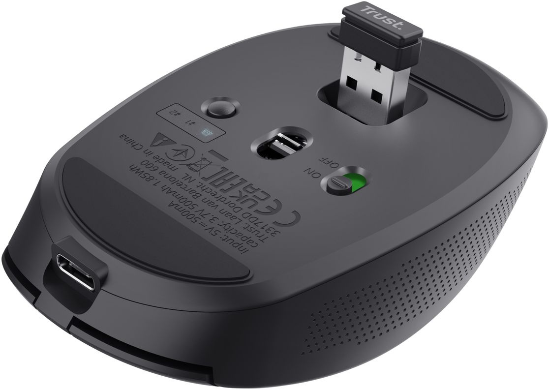 Trust Ozaa Compact Zwart - Muis